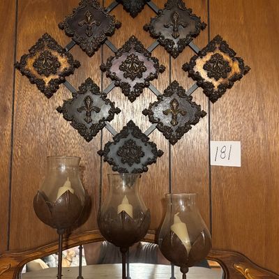 Wall Art and Candle Holders