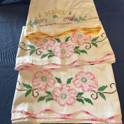 Vintage Pillow Case Lot