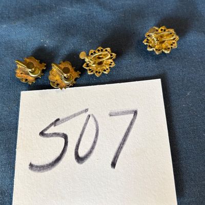 Vintage Clip On Earring Lot