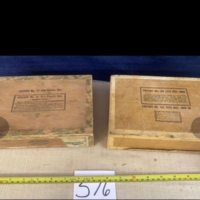Vintage Cigar Boxes