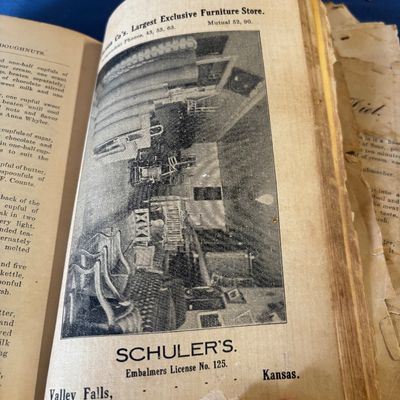 Vintage Valley Falls,Ks. Recipe book and More