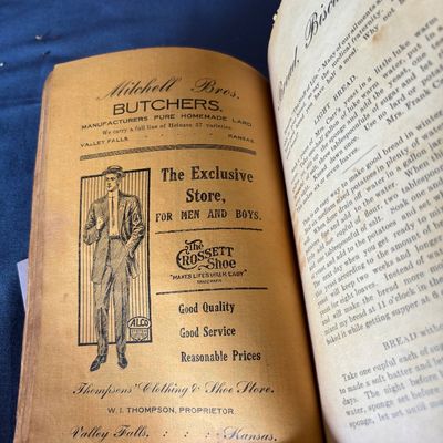Vintage Valley Falls,Ks. Recipe book and More