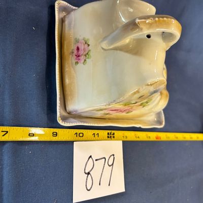 Butter Tray Vintage Floral Made in Germany