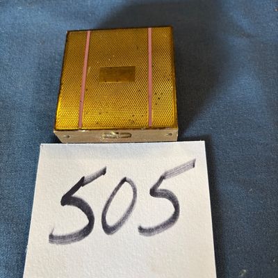 Vintage Compact Gold Tone Made In USA