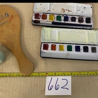 Vintage Paints and Toys