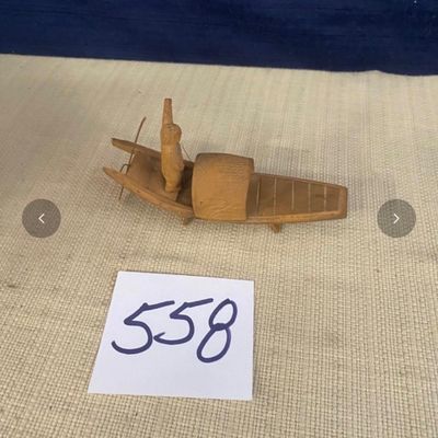 Chinese Male on Sampan w/Oar