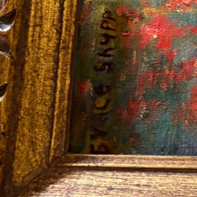 Signed Mountain Painting