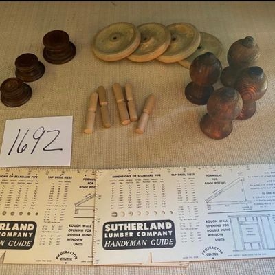 Vintage Wood Piece Lot