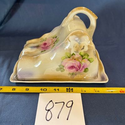 Butter Tray Vintage Floral Made in Germany