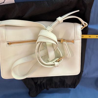 white leather Vera Bradley crossbody Bag