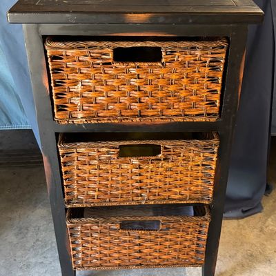 3 Basket Side Table