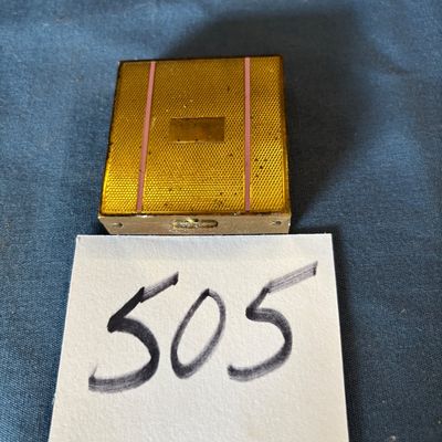 Vintage Compact Gold Tone Made In USA