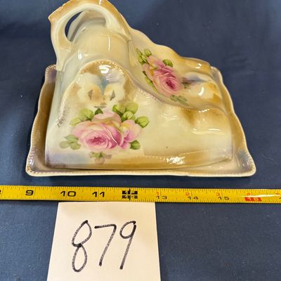 Butter Tray Vintage Floral Made in Germany