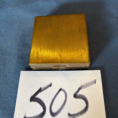 Vintage Compact Gold Tone Made In USA