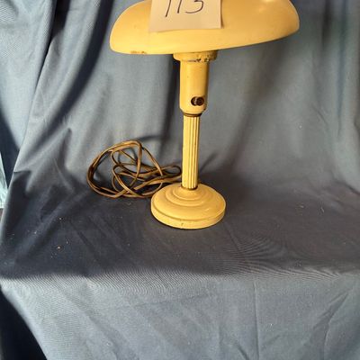 1950'S METAL MID CENTURY MODERN DESK LAMP