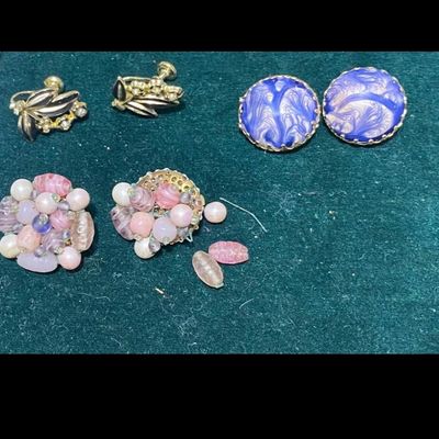 Vintage Clip Earrings