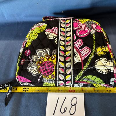 Vera Bradley quilted cosmetic case