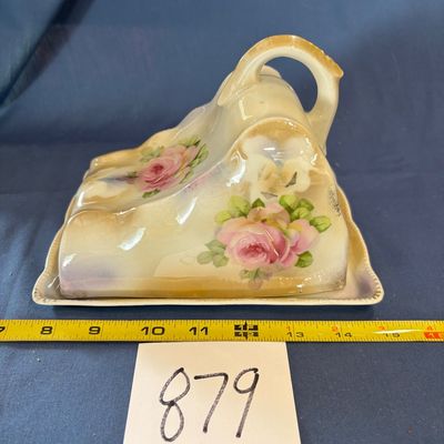 Butter Tray Vintage Floral Made in Germany