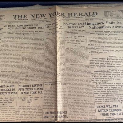 1927 New York Herald European Edition