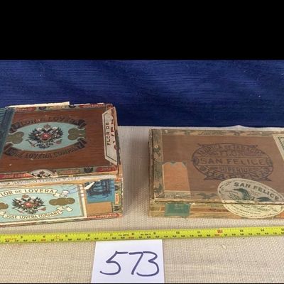 Vintage Cigar Boxes