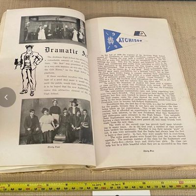1908 Atchison High School Yearbook