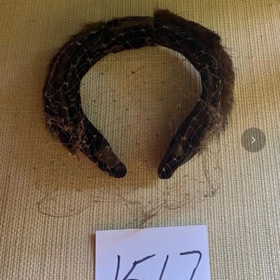 Vintage Brown Fur Band