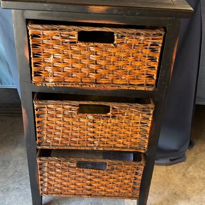 3 Basket Side Table