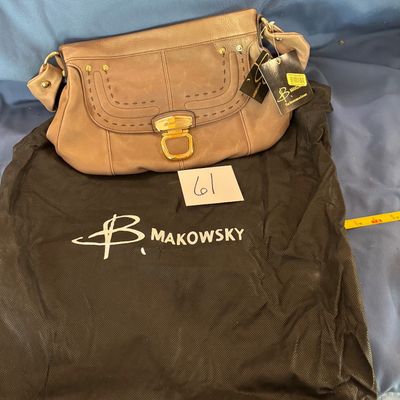 B Makowsky Leather Bag
