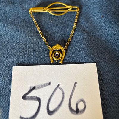 vintage Independent Order of Odd Fellows (IOOF) fraternal tie chain