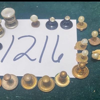 Single Cuffs and Button Stud Lot