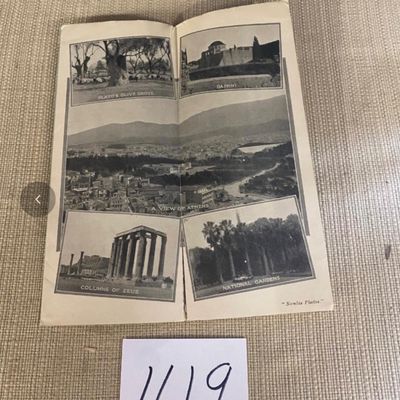 Vintage Greece Map and Information