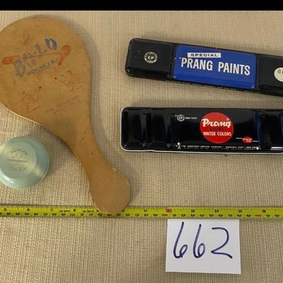 Vintage Paints and Toys