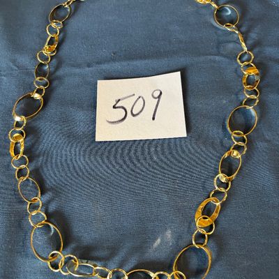 Vintage Large Oval Link Chain Necklace