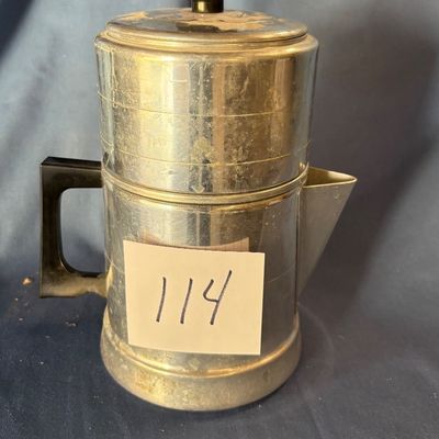 vintage Comet aluminum drip-o-lator Coffee Pot