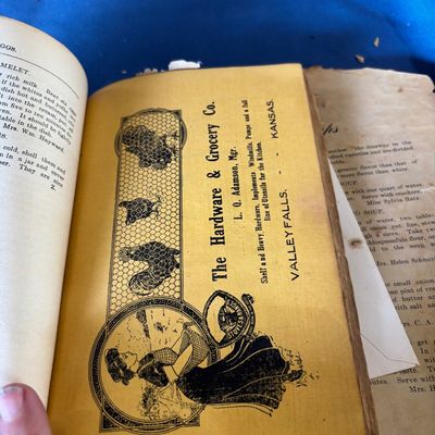 Vintage Valley Falls,Ks. Recipe book and More