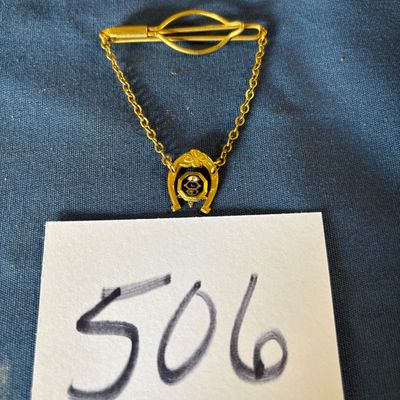vintage Independent Order of Odd Fellows (IOOF) fraternal tie chain