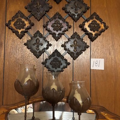 Wall Art and Candle Holders