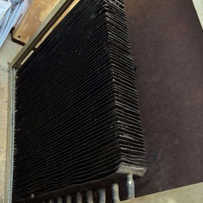 vintage mid-century modern style small wall-mounted icebox