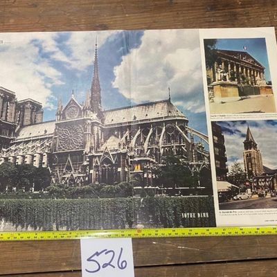 Notre Dame and Paris Clippings