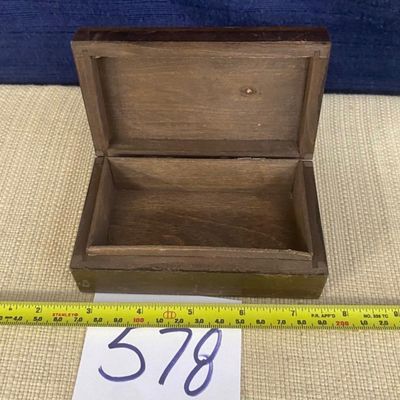 Vintage Wooden Trinket Box