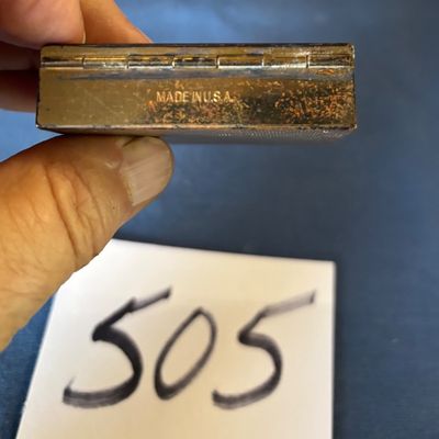 Vintage Compact Gold Tone Made In USA