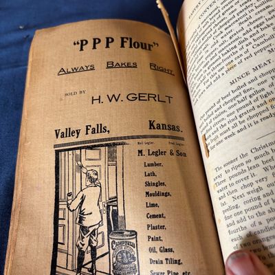 Vintage Valley Falls,Ks. Recipe book and More