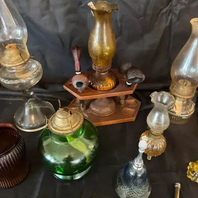 Vintage Oil Lamp Lot