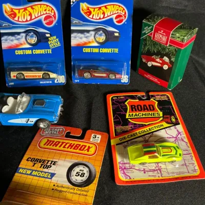 Corvette Die-Cast Model Car Collection – Hot Wheels, Matchbox, Road Machines & More