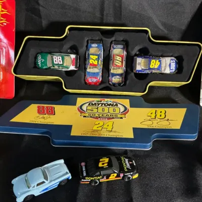NASCAR & Die-Cast Collectible Vehicle Lot – Hot Wheels, Matchbox, Racing Champions & More