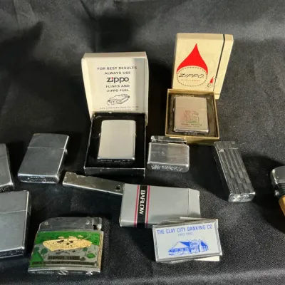Vintage Lighter Collection – Zippo, Ronson, Advertising & Pocket Lighters