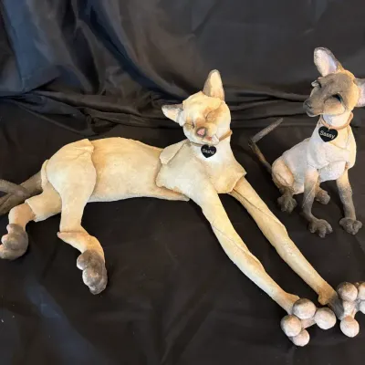 Whimsical Animal Figurines & Folk Art Décor Collection