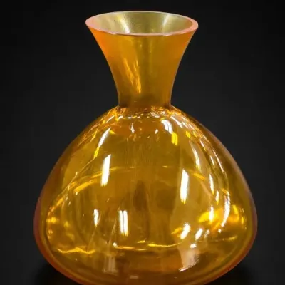 Sale Photo Thumbnail #307: Amber Glass Vase