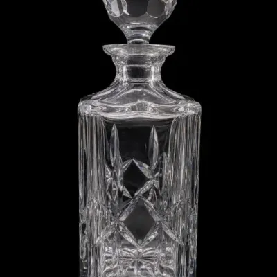 Sale Photo Thumbnail #82: Cut Glass Decanter with Stopper