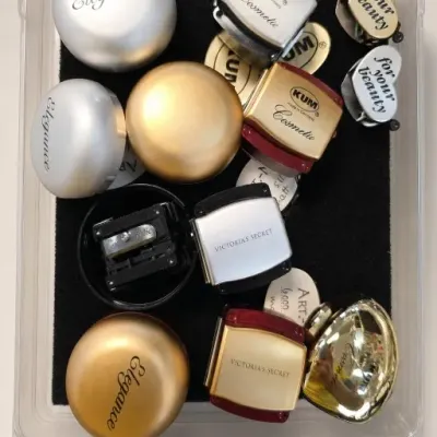 Sale Photo Thumbnail #203: Assorted Compact Mirrors and Pencil Sharpeners